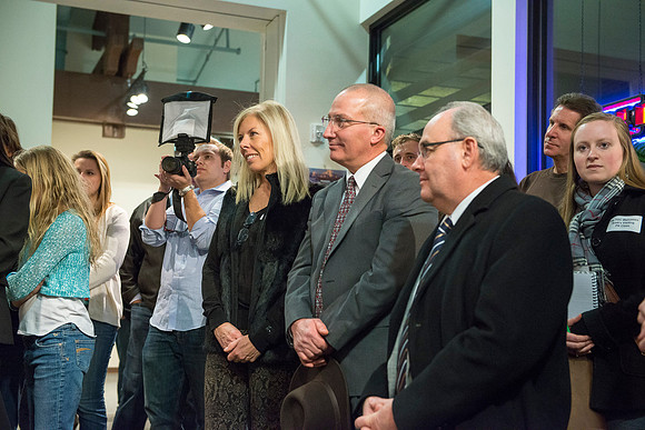 BYU-Idaho worked with the Teton Geotourism Center in Driggs, Idaho, creating a Wildlife and Geology exhibit of pieces from the Biology and Geology museums at BYU-Idaho. A ribbon cutting was held for a