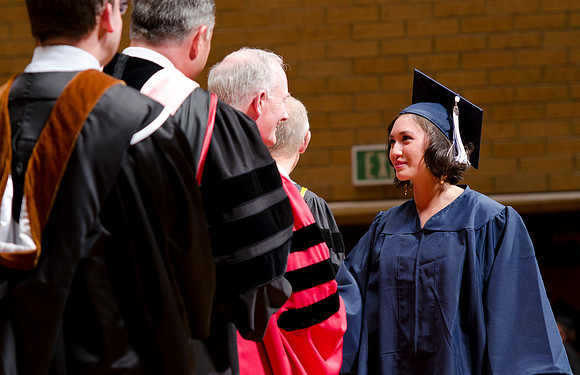 Commencement during graduation spring 2012