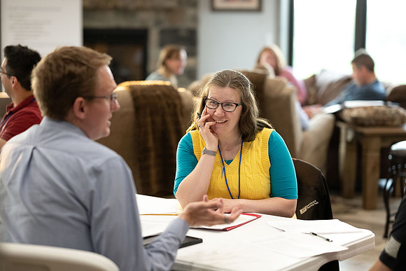 BYU-Idaho faculty get a chance to learn better teaching practices from each other in a more relaxed environment.