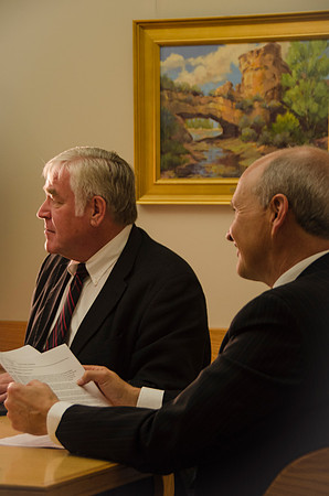 Faculty Members at a Communications Department Meeting