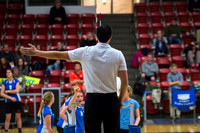 Women's competitive VolleyBall Championship game.