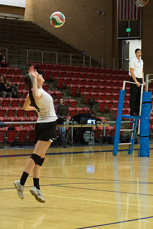 Women's competitive VolleyBall Championship game.