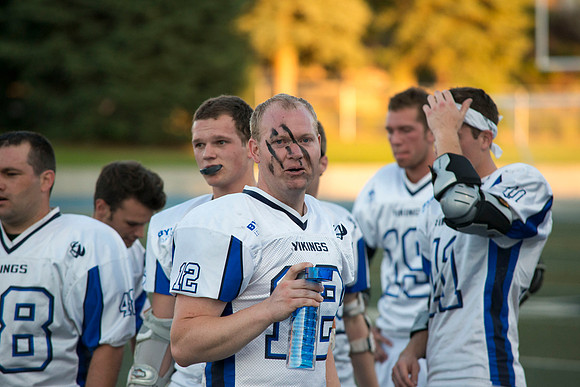The Spartans best the Vikings in the Lacrosse Championship game.  One of the Competitive Sports Leagues which is part of the Student Activity Program at BYU-Idaho.