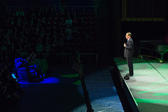 Dr. Clark G. Gilbert, President of BYU-Idaho, speaks at Power to Become.