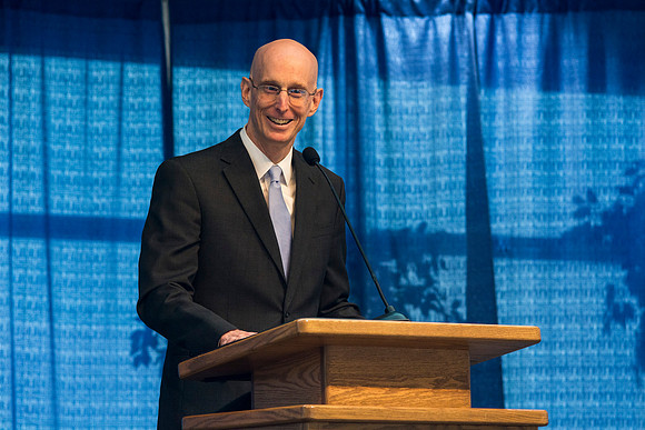 President Henry J. Eyring shares his story and testimony in the Crossroads during the Concluding Banquet.