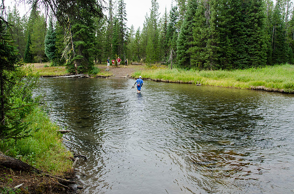 Union Falls Hike: A 17 mile hike round trip and you cross the river 4 times each way.  A very rewarding hike with a beautiful view of Union Falls. Then the real joy is to jump into Ouzel Pool which is