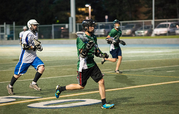 The Spartans best the Vikings in the Lacrosse Championship game.  One of the Competitive Sports Leagues which is part of the Student Activity Program at BYU-Idaho.