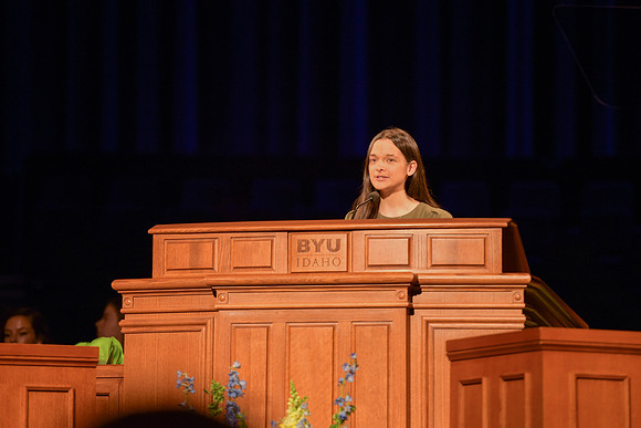 Devotional at BYU-Idaho where President Henry J. Eyring and Kelly Eyring spoke.