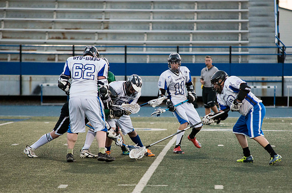 The Spartans best the Vikings in the Lacrosse Championship game.  One of the Competitive Sports Leagues which is part of the Student Activity Program at BYU-Idaho.