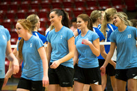 Women's competitive VolleyBall Championship game.