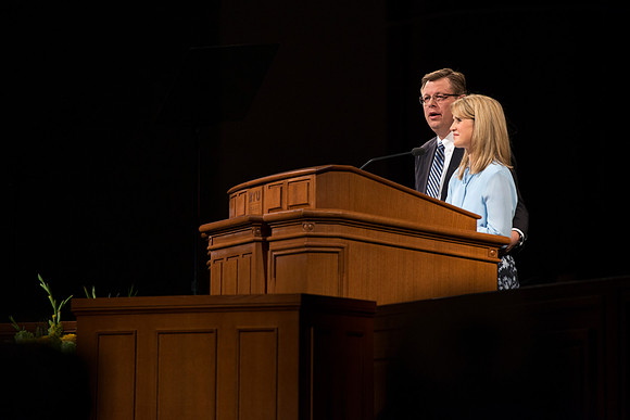 President Clark G. Gilbert and his wife Christine give a devotional on the importance of the family.
