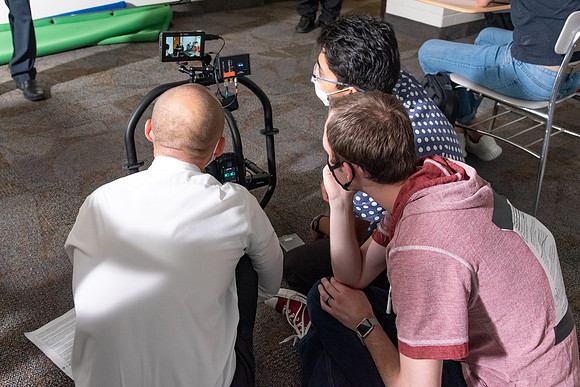 Video production of Vice President, Kelly Burgener, showing what classes will be like during Fall 2020 semester.