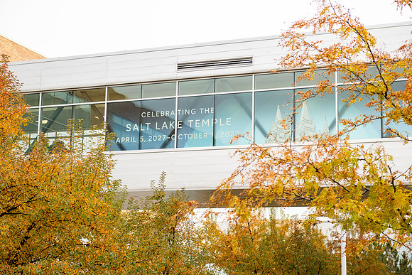 Salt Lake Temple Open House Window Cling - Oct 2026