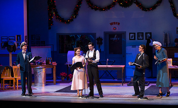 It's a Wonderful Life: A Live Radio Play, comes to life on stage at the Snow Drama Theater at BYU-Idaho.  It was written by Joe Landry and directed by Roger Merrill.