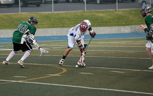 The Spartans best the Vikings in the Lacrosse Championship game.  One of the Competitive Sports Leagues which is part of the Student Activity Program at BYU-Idaho.