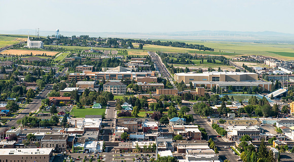 Aerial photos of BYU-Idaho Campus