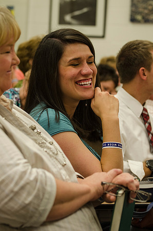 Participants listen to instructors teach during Education Week 2013. Photo by Taylor Davenport