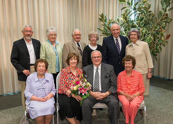 Alumni of the class of 1963 were inducted into the ranks of emeritus status. Also, David and Sara Lee Gibb were honored as the Alumni Award of Excellence Recipients.