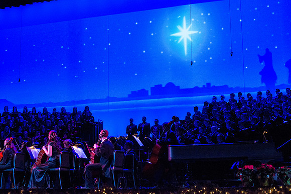 Music, Theater and Dance Departments combine with special guests, Time for Three to perform in the BYU-Idaho Center.