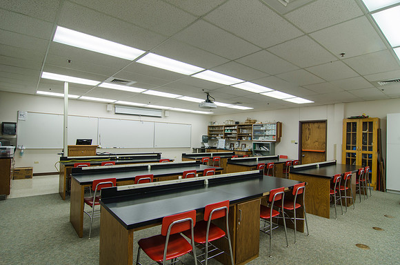 Classroom (Benson 122) in the Ezra Taft Benson Building