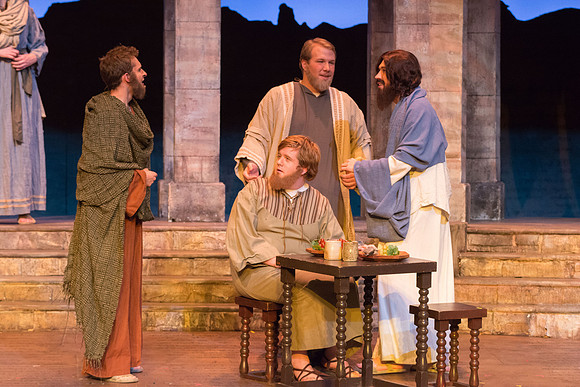 The first Dress Rehearsal for Christ the Lord-Our True Light by the BYU-Idaho Theater Department. Photo by Erik Hill.