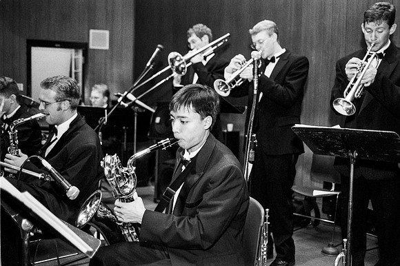 Members of the Orchestra performing at the Inauguration
