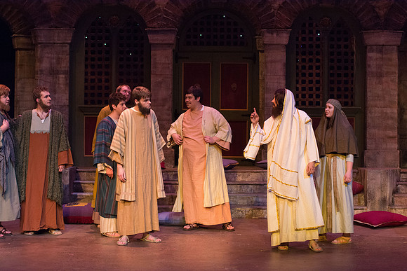 The first Dress Rehearsal for Christ the Lord-Our True Light by the BYU-Idaho Theater Department. Photo by Erik Hill.