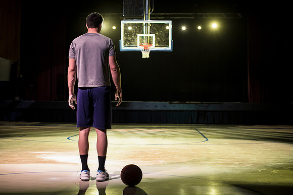 Tyler Clay directs the Slam Dunk Promo Video with Cameron Olsen, previous slam dunk winner.