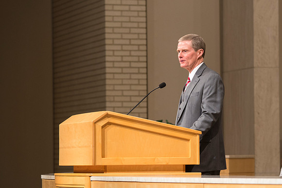 Elder Bednar speaks briefly about how Sister Bednar is the ultimate example of of righteousness among all nations.