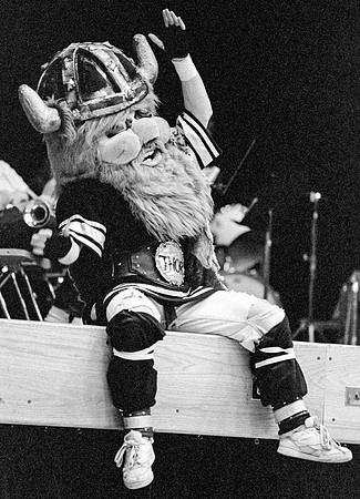 Thor cheering on the sideline