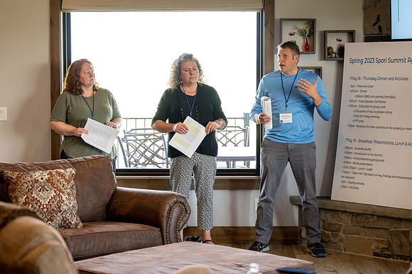 BYU-Idaho faculty get a chance to learn better teaching practices from each other in a more relaxed environment.