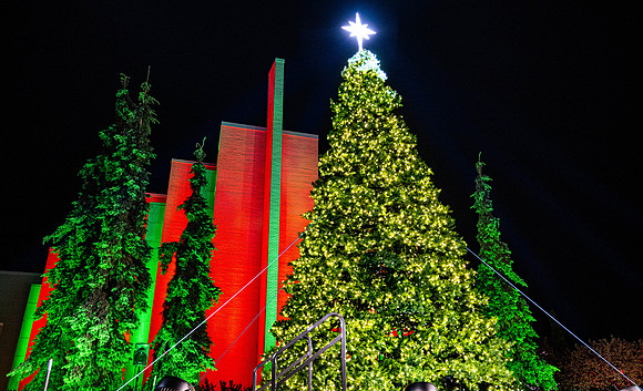 Christmas Tree lighting and festivities at BYU-Idaho.