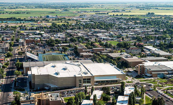 Aerial photos of BYU-Idaho Campus