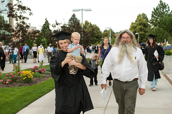 BYU-Idaho Graduate. photo by Michael Lewis
