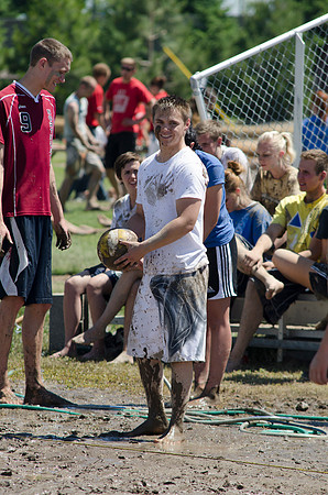 Students played against each other at the annual Mud Volleyball tournament hosted by Rec Sports.