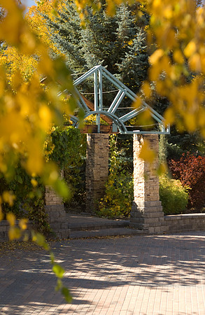 Autumn splendor can be found in the Thomas E. Ricks Gardens. Autumn comes and goes quickly in South Eastern Idaho but here at BYU-Idaho it offers quite an array of fall colors.