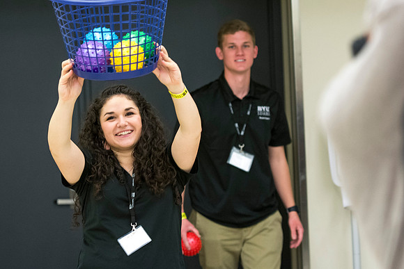 Students party and have fun before the start of classes.
