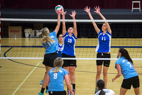 Women's competitive VolleyBall Championship game.