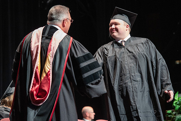 Graduates during Interdisciplinary Studies convocation.