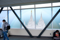 Salt Lake Temple Open House Window Cling - Oct 2026