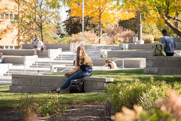 Fall Students Walking - Oct 2024