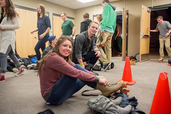 Students party and have fun before the start of classes.