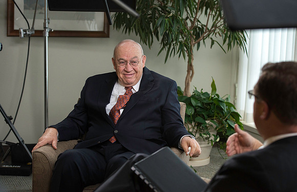 President Gilbert interviews President Wilkes.