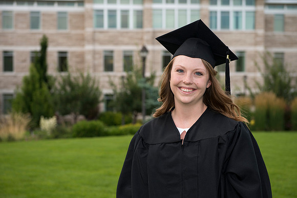 BYU-Idaho Graduate. photo by Michael Lewis
