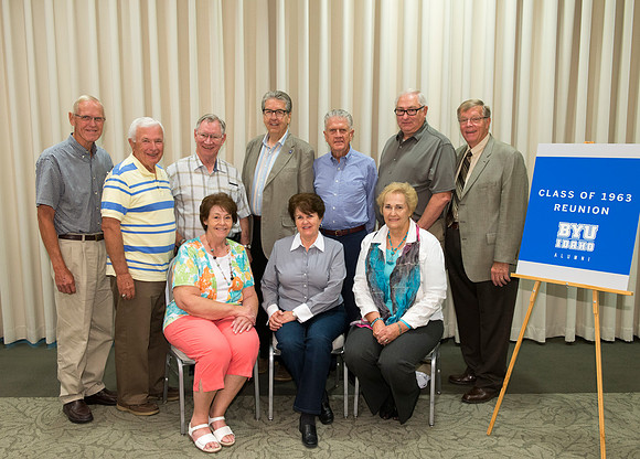 Alumni of the class of 1963 were inducted into the ranks of emeritus status. Also, David and Sara Lee Gibb were honored as the Alumni Award of Excellence Recipients.