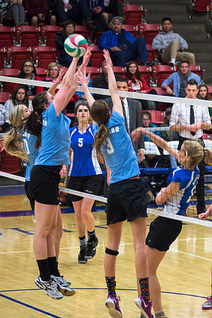 Women's competitive VolleyBall Championship game.