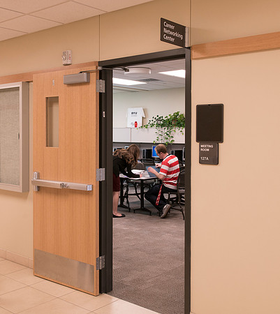 Career Networking Center is located in the Manwaring Center at BYU-Idaho.  Models: Matt Urick, Amy Porter, Valerie Luna, Eric Martinez
