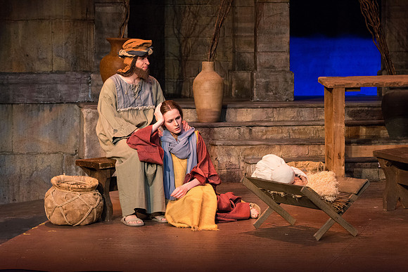 The first Dress Rehearsal for Christ the Lord-Our True Light by the BYU-Idaho Theater Department. Photo by Erik Hill.