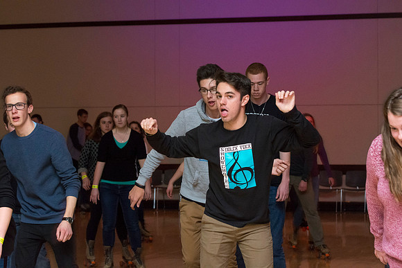 Students party and have fun before the start of classes.