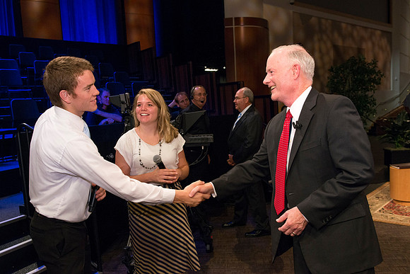 President Kim B. Clark shared his counsel on how to get the most out of your BYU-Idaho experience and answers questions from a live audience as well as from those participating online.